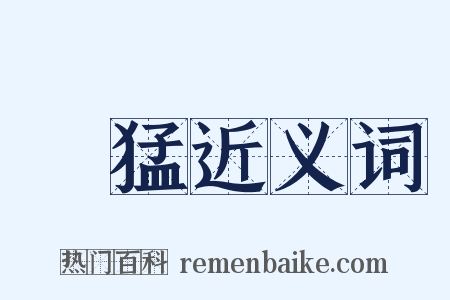 寬猛近义词是什么意思的图片